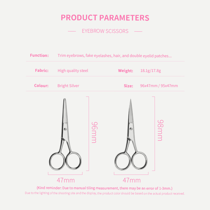 Straight Sharp Eyelash Scissors