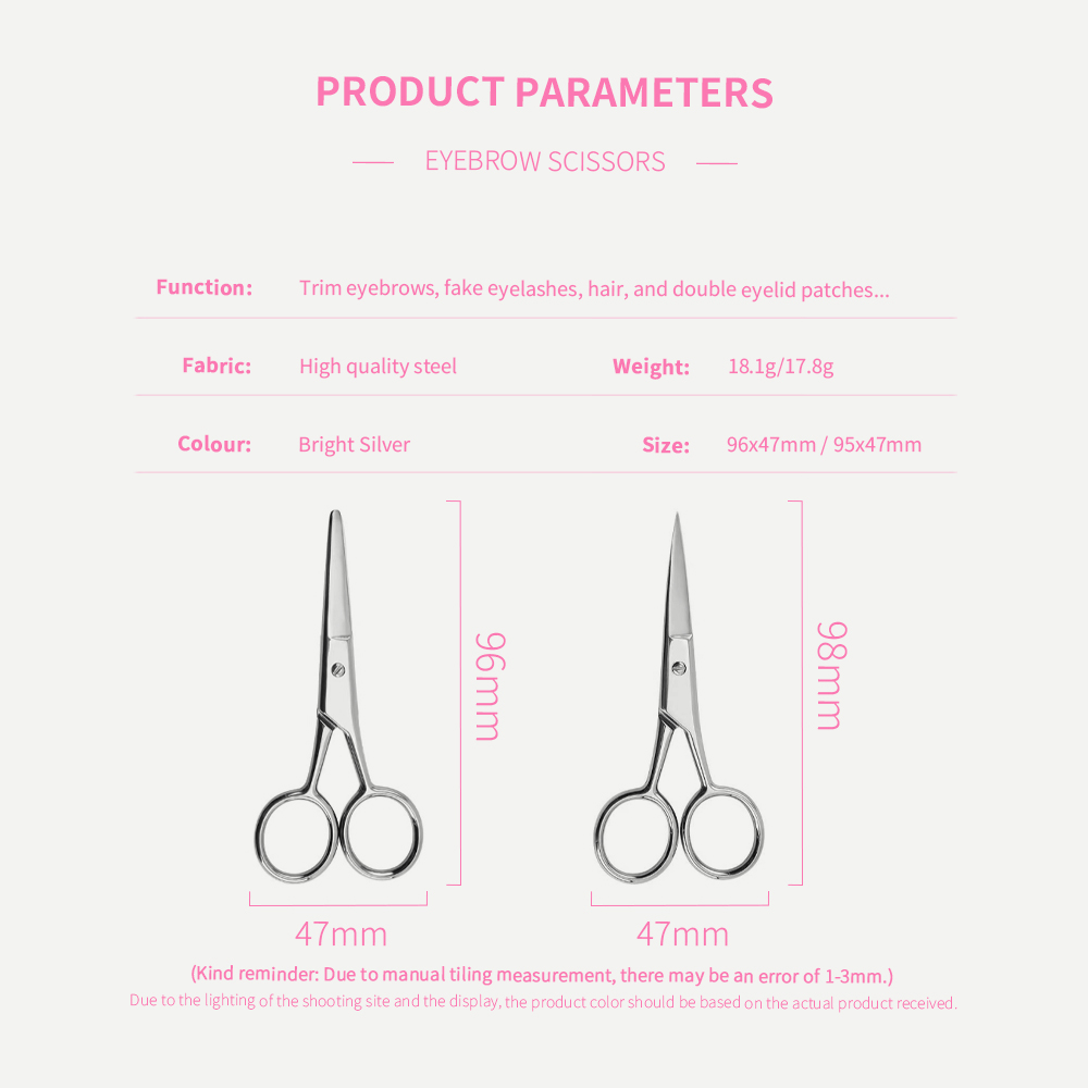 Straight Sharp Eyelash Scissors