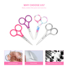 Red Cosmetic Scissors