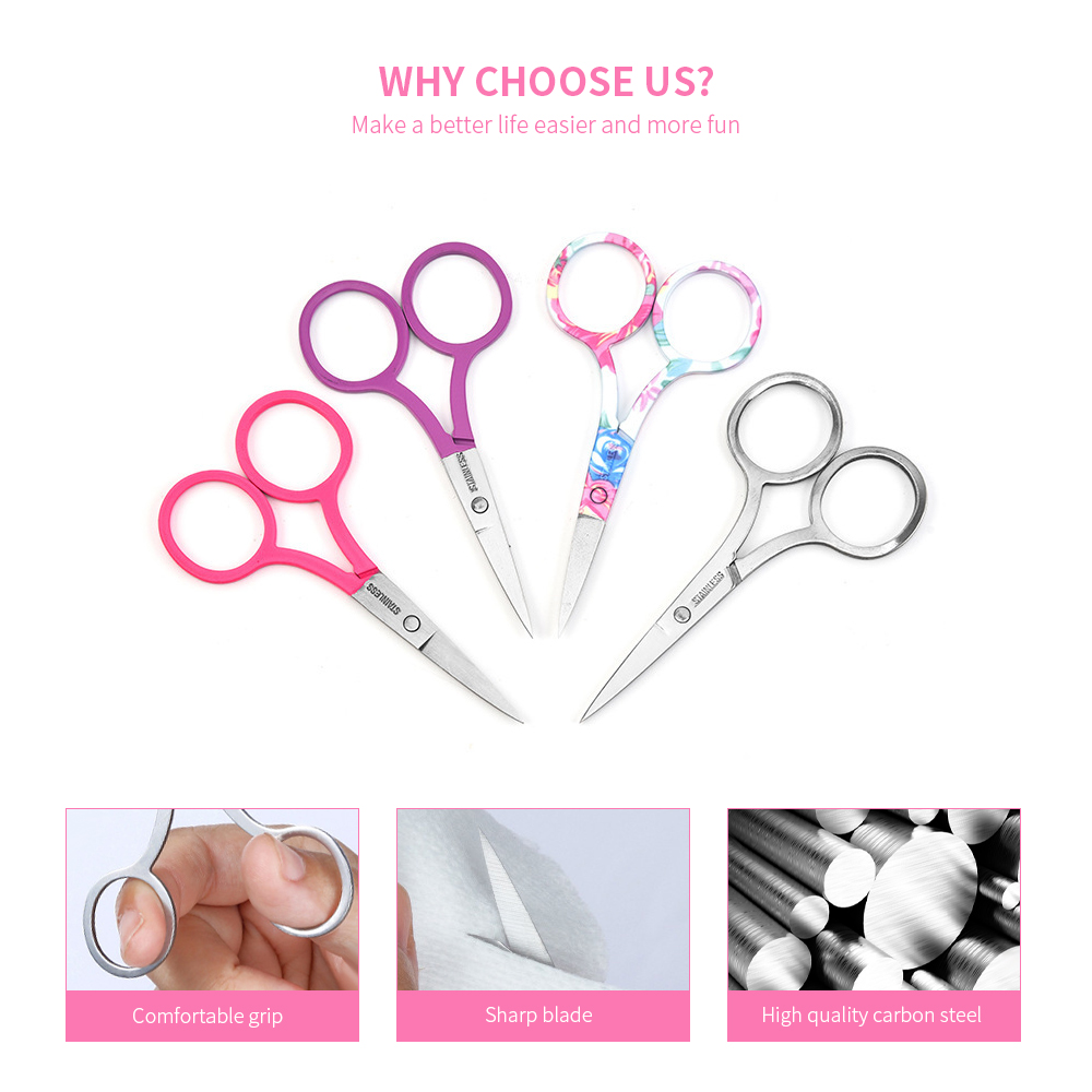 Red Cosmetic Scissors