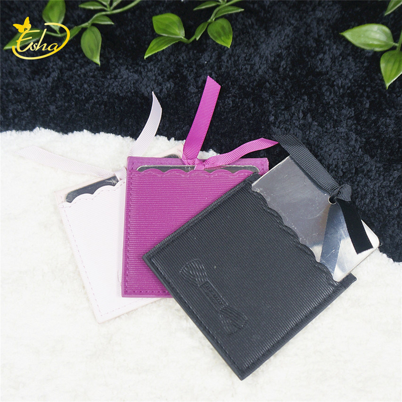 Custom PU Case Stainless Steel Pocket Mirror