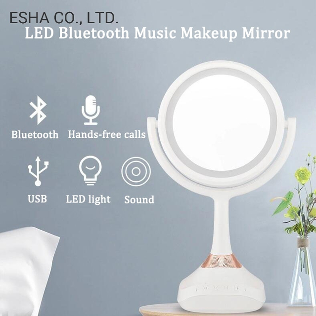 LED Smart Adjustable Angle Makeup Mirror