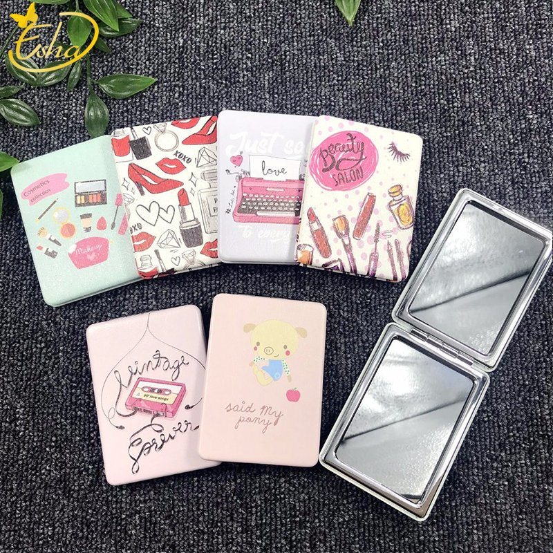 Wholesale Custom PU Leather Cosmetic Mirror