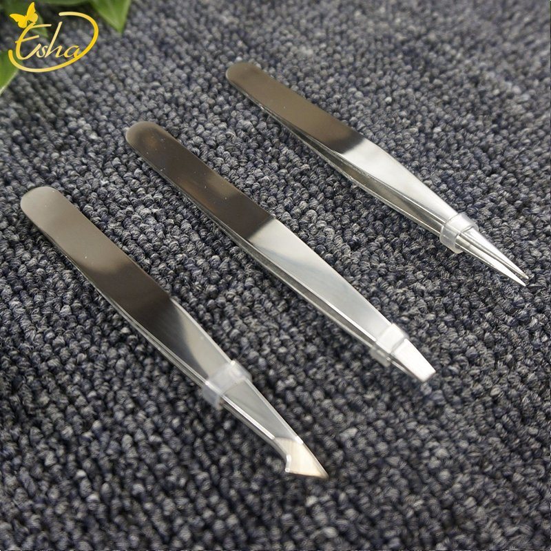 Mirror Light Three Tips Tweezer