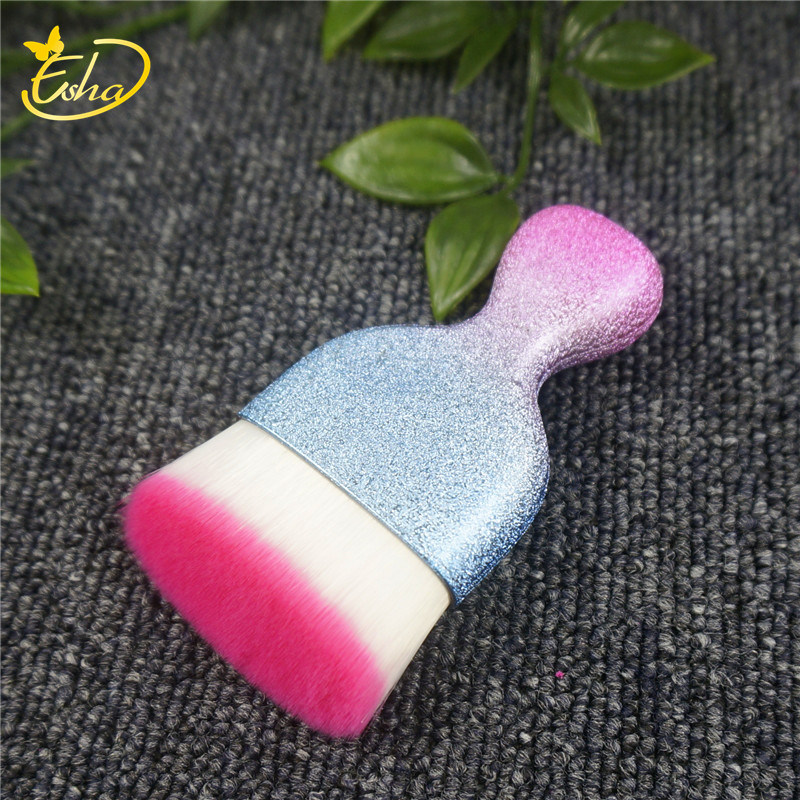 S Shape Foundation Brush Face Use Blush Brush High Quality Makeup Foundation Brush