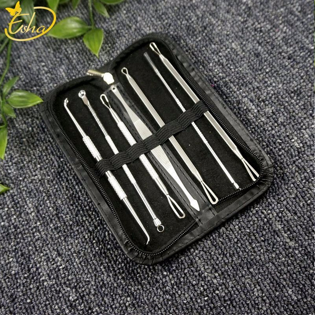 7 In1 Stainless Steel Acne Blackhead Extractor