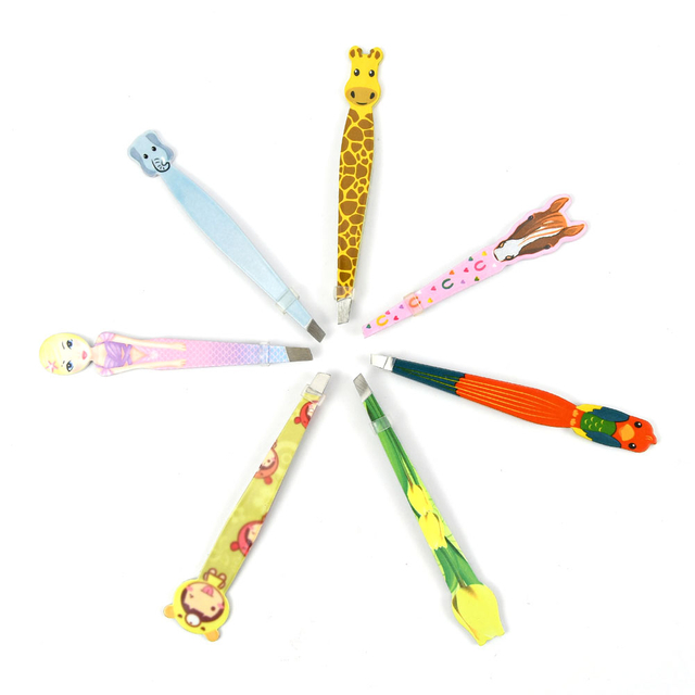 Cute Eyebrow Tweezers in Animal Shape for Girls