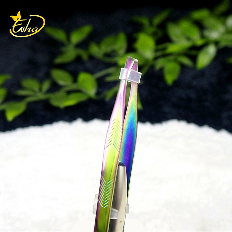 LED Illuminated Eyebrow Tweezers