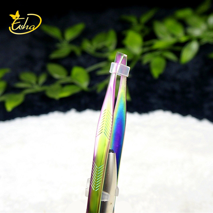 LED Illuminated Eyebrow Tweezers