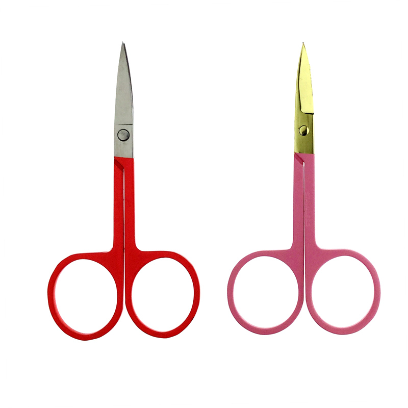 Nose Hair Scissors Small Stainless Steel Makeup Scissors