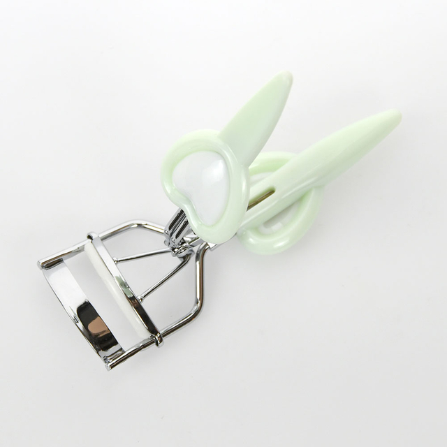 Green Silicone Handle Eyelash Curler