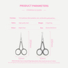 Straight Tip Scissor for Eyebrows
