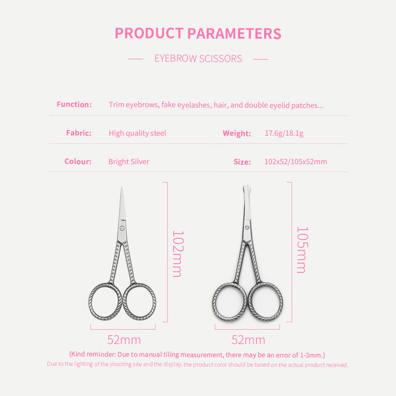 Straight Tip Scissor for Eyebrows