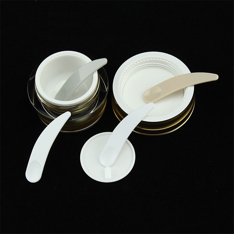 Eco Friendly White Cosmetic Spoon for Mixing And Sampling