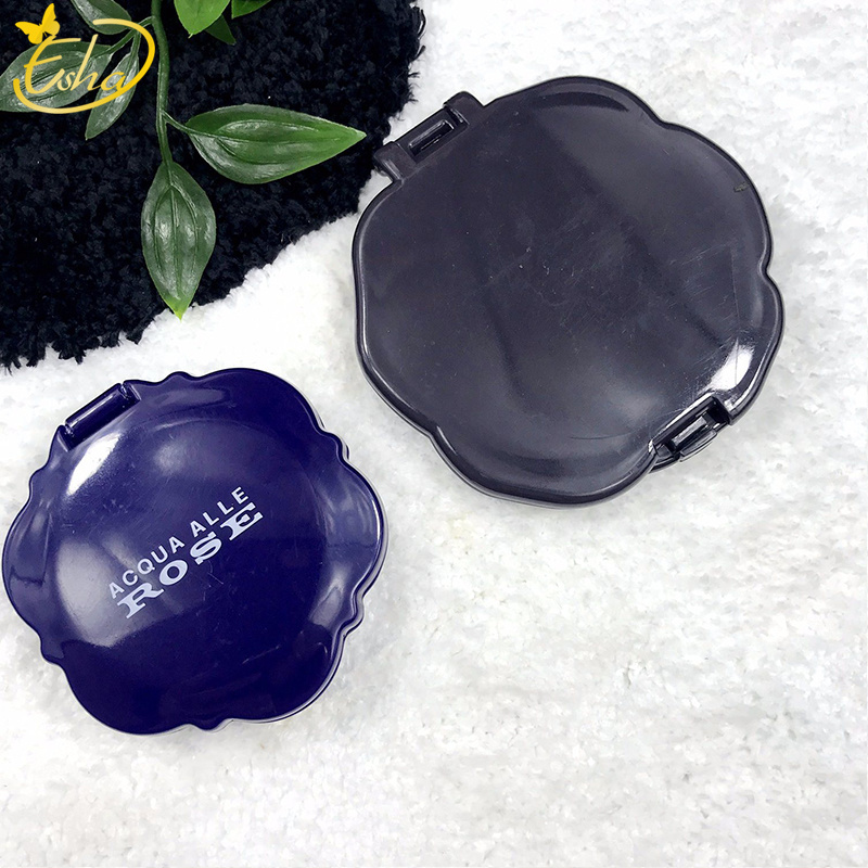 Flower Rose Plastic Cosmetic Make up Pocket Mirror