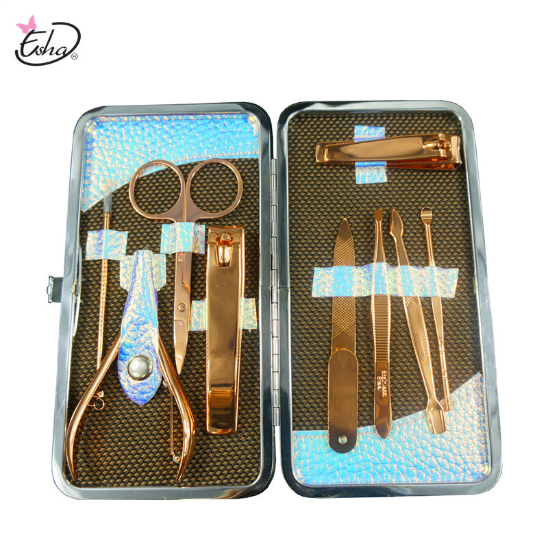 Multi-Function Mini Nail File Tweezers Manicure Set