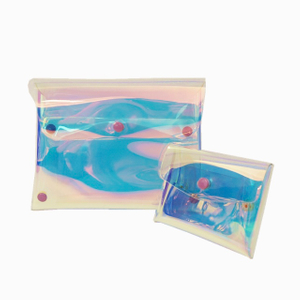 Holographic TPU Transparent Cosmetic Bag