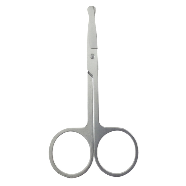 Rounded Tip Nose Hair & Facial Hair Scissors