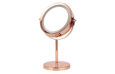 Table Top Free Standing 5X Magnifying LED Cosmetic Mirror