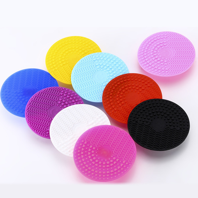 Silicone Makeup Brush Cleaning Mat With Suction Cup