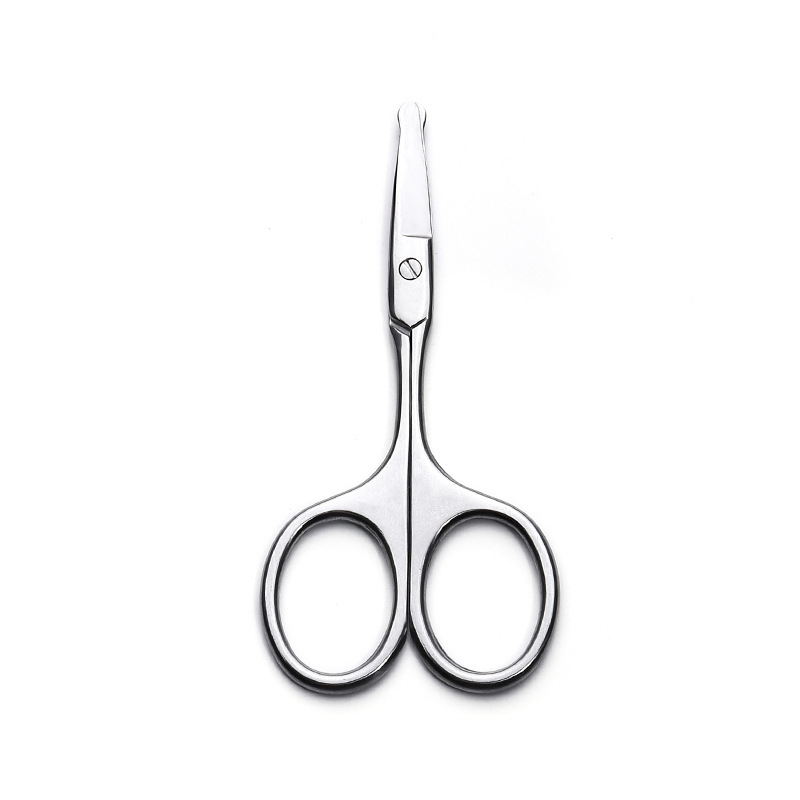 Blunt tip small eyebrow trimming scissors