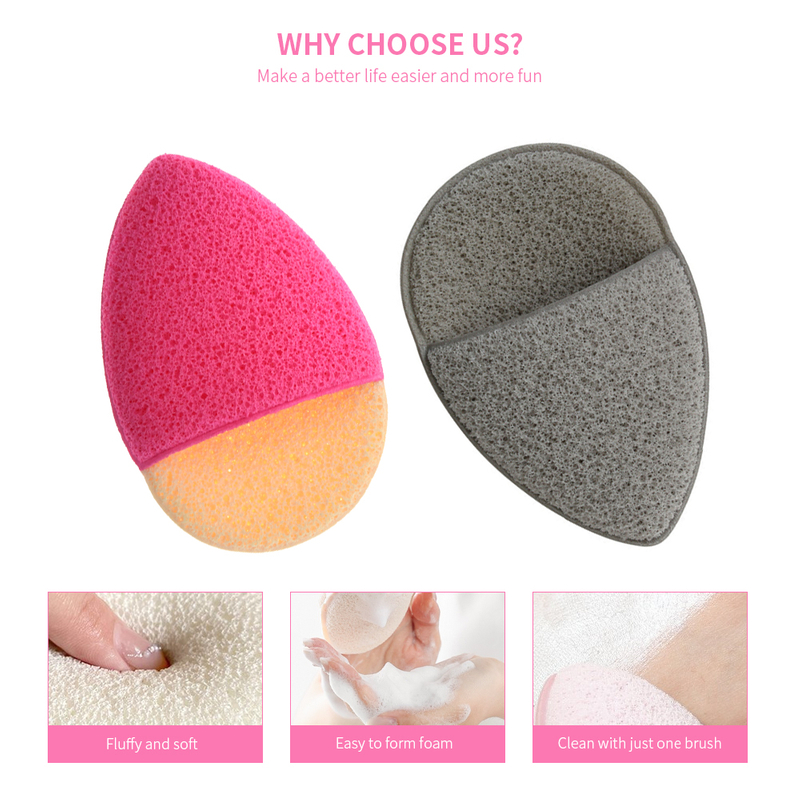 Waterdrop Shape Facial Cleansing Sponge