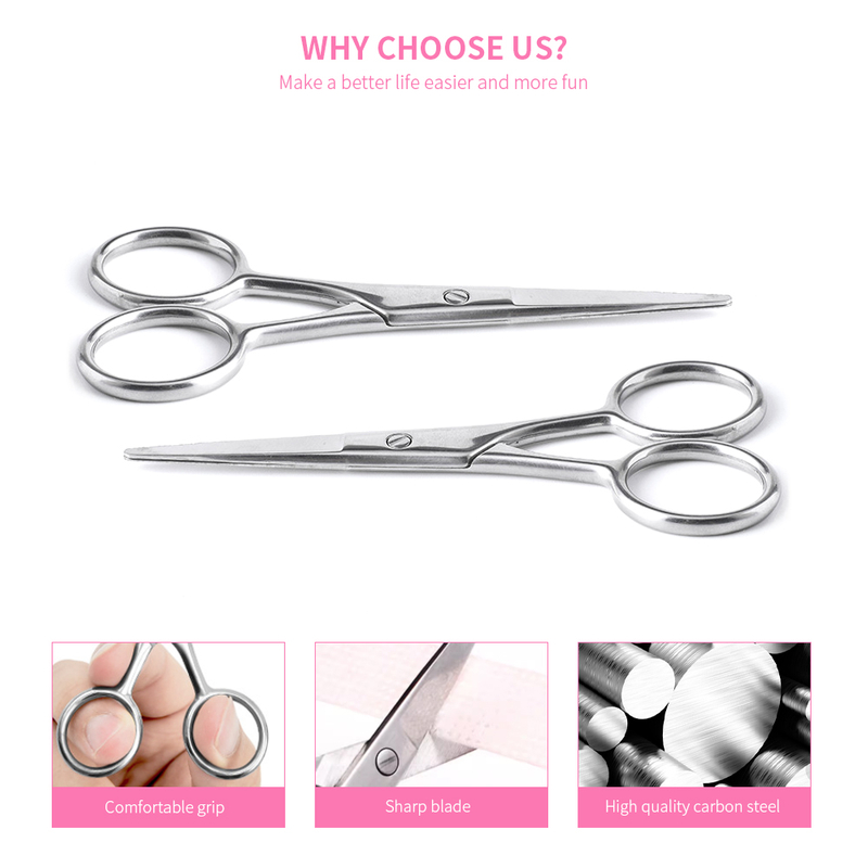 Straight Sharp Eyelash Scissors