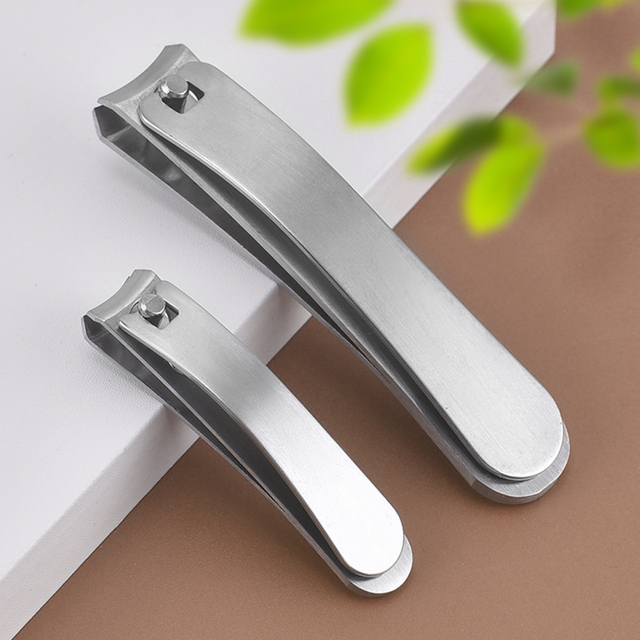 Stainless Steel Large Bend Cuticle Nail Clipper