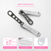 Luxury Diamound Cuticle Nail Clipper with Filer