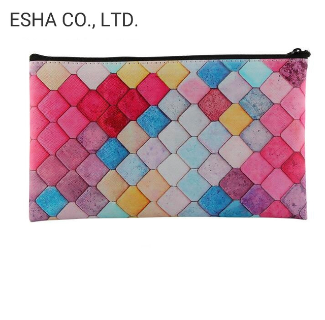 Colorful PU Leather Brush Cosmetic Bag