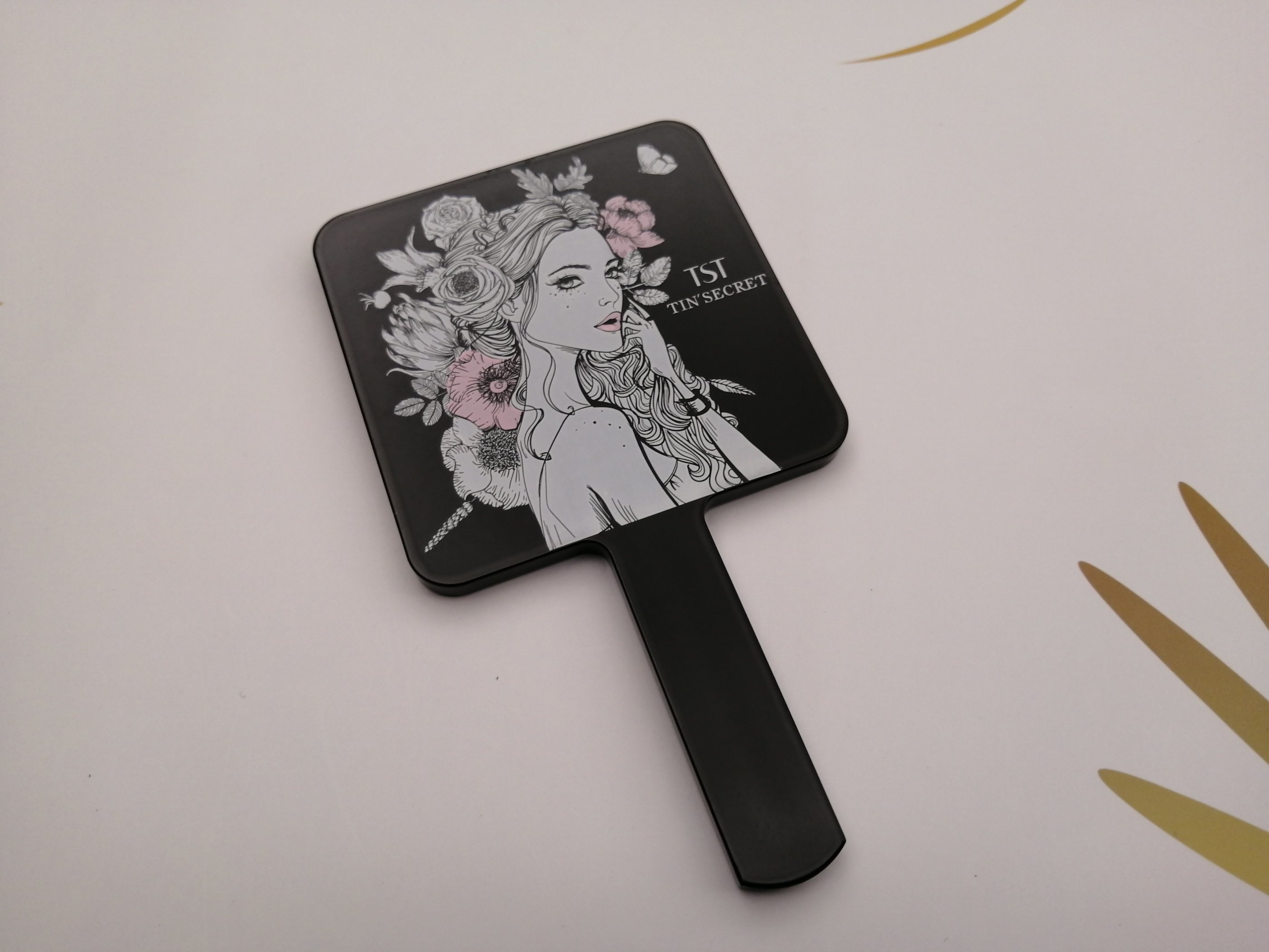 Personalized Metal Pocket Hand Held Mirror