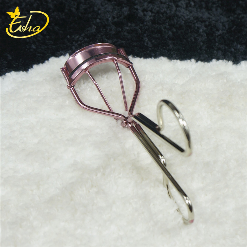Styling Beauty Tools Two-Tone Rose Gold Eyelash Curler Stainless Steel Eyelash Curler Metallic Handle Eyelash Curler