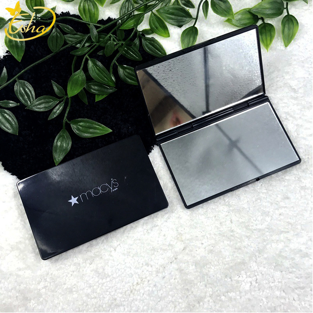 Square Plastic Cosmetic Pocket Mirror
