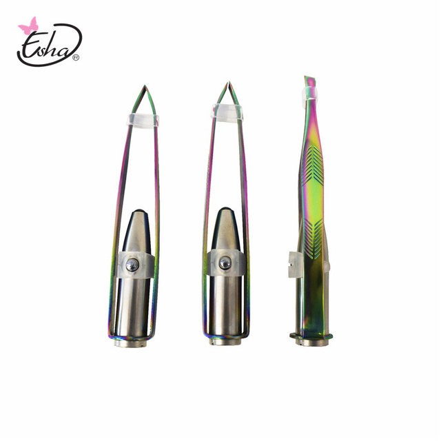 LED Illuminated Eyebrow Tweezers