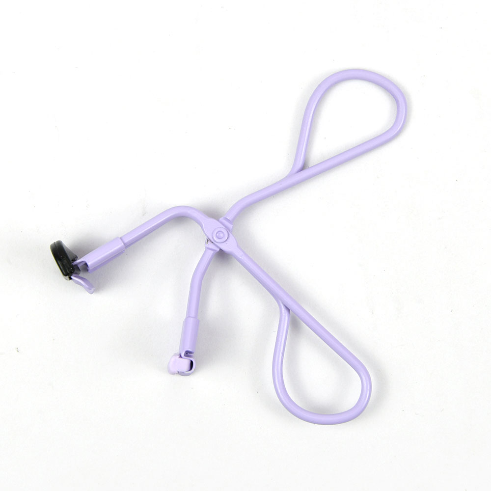Purple color eyelash curler beauty makeup tool eyelash applicator