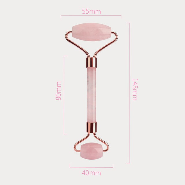 Rose Quartz Antiaging Jade Roller