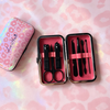 8 In 1 Holographic Laser Leopard Custom Logo Manicure Set