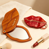 Custom Lip Shape Cellulose Acetate Pocket Mirror