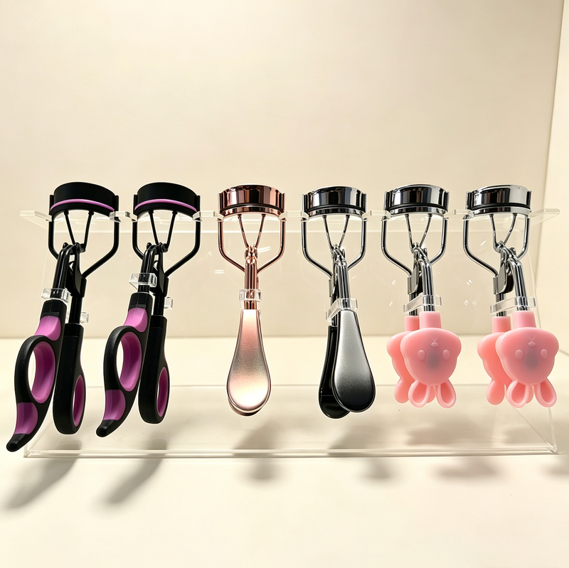 Custom OEM ODM Eyelash Curler with Custom Handle Shape and Surface Finishing