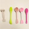 Custom Private Label Silicone Facial Cleansing Brush 2 In 1