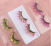 OEM Custom Color Glitter Strip False Eyelashes for Party & Festival Makeup