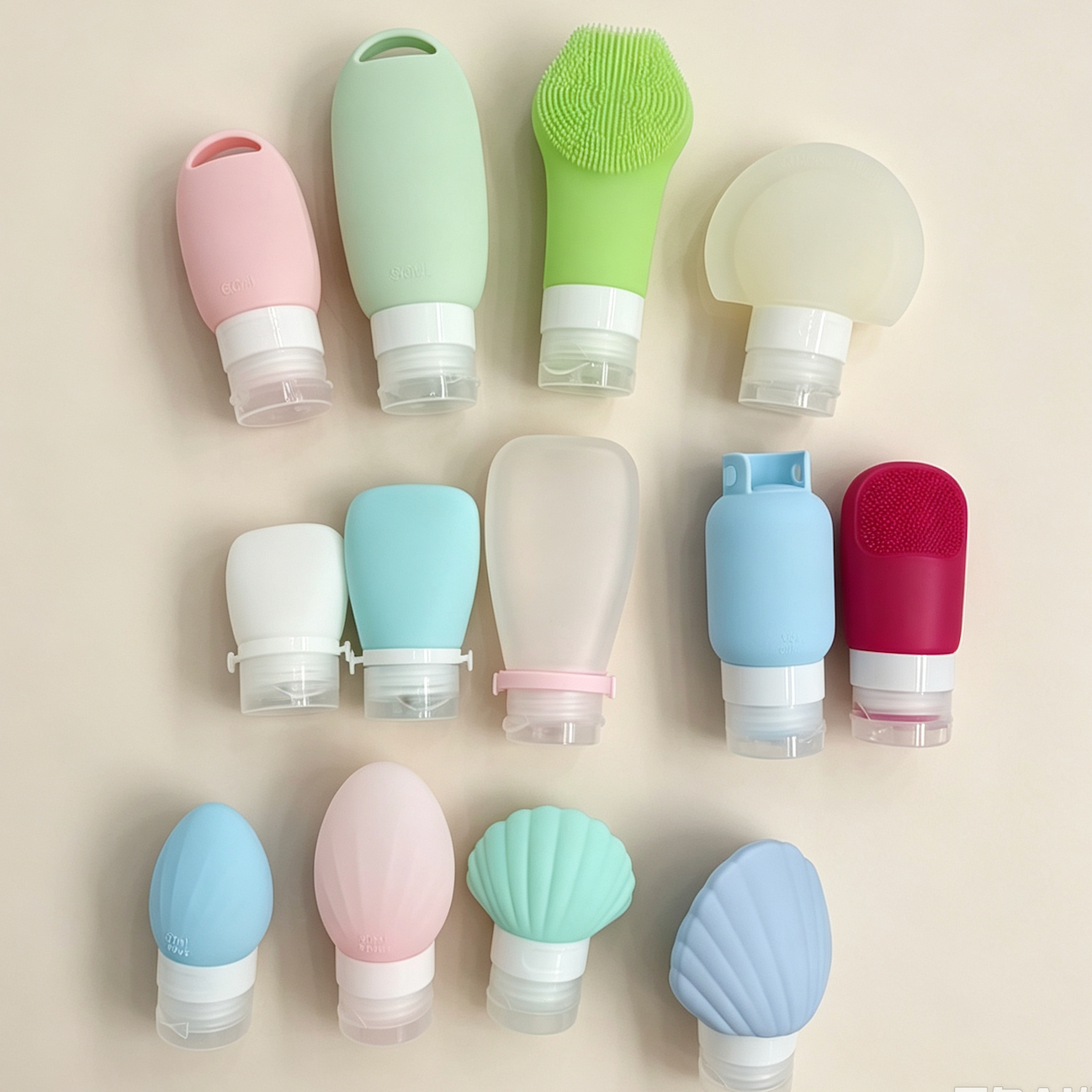 Custom Private Label Silicone Facial Cleansing Brush 2 In 1