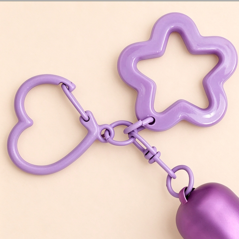 Custom Heart Star Keychain Refillable Mini Perfume Atomizer Bottle OEM ODM