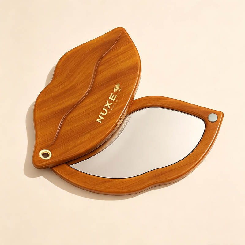 Custom Lip Shape Cellulose Acetate Pocket Mirror