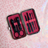 8 In 1 Holographic Laser Leopard Custom Logo Manicure Set